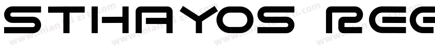 Sthayos Regular字体转换